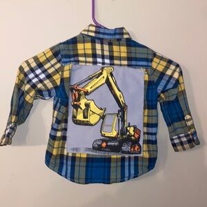BOYS custom made flannel shirt